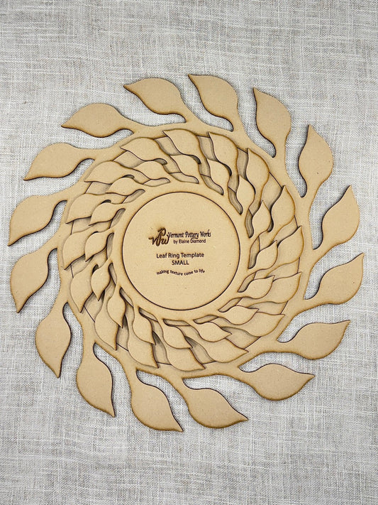 Rigid Leaf Ring Template Package of 3 sizes
