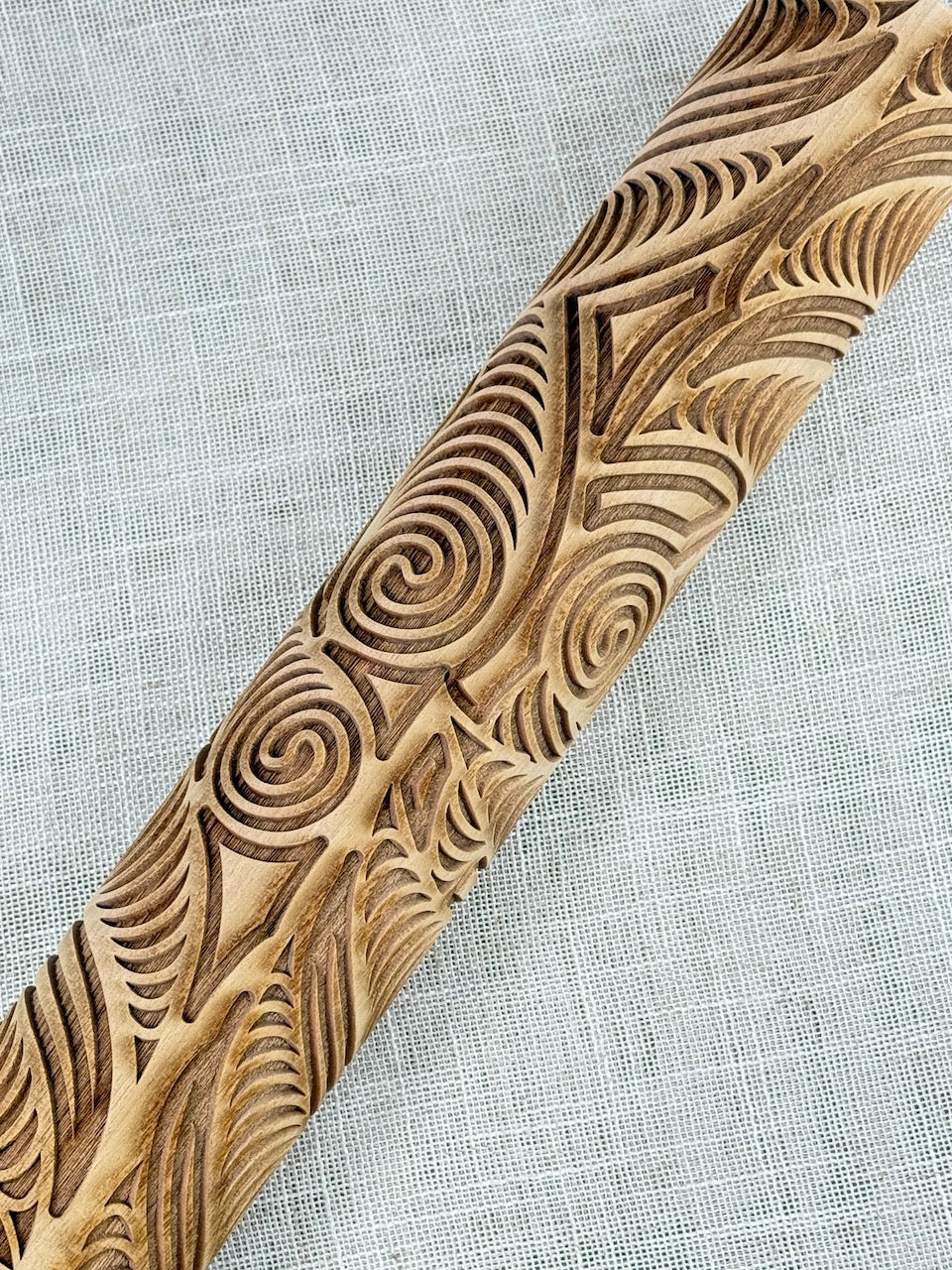 Bonkers for Springs Textured Rolling Pin