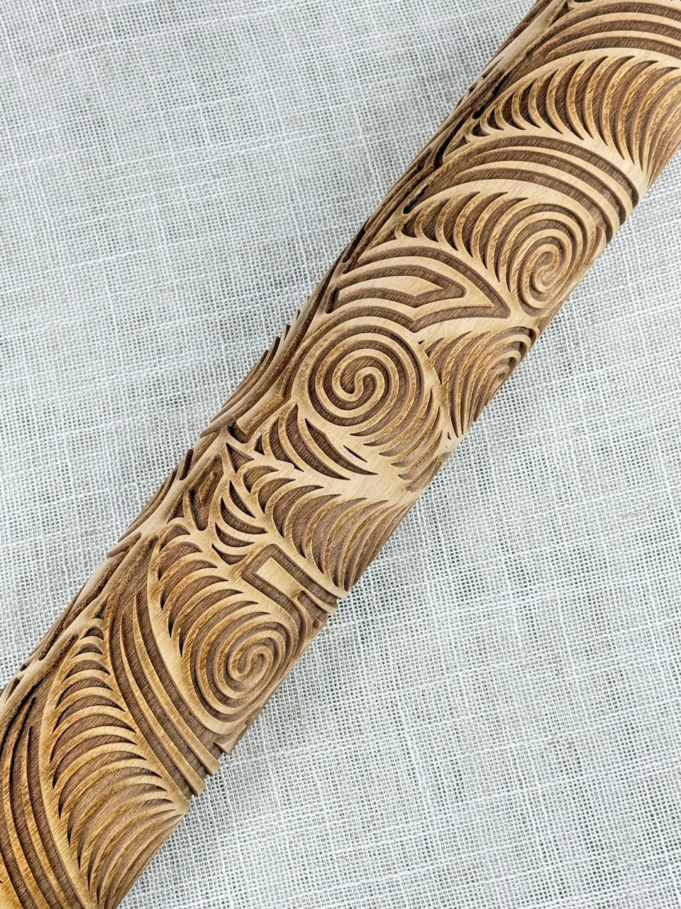 Bonkers for Springs Textured Rolling Pin