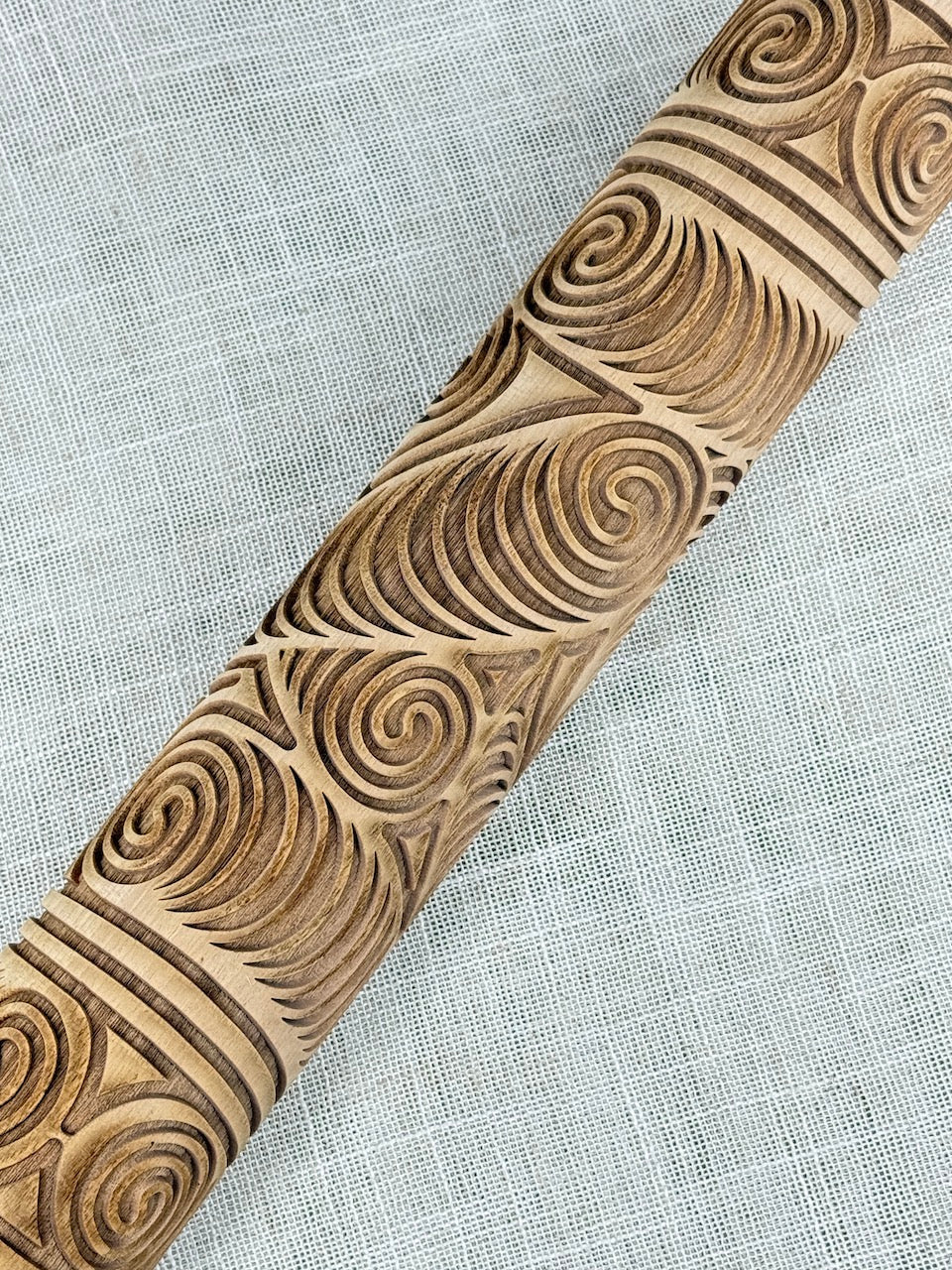 Bonkers for Springs Textured Rolling Pin