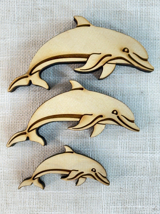Dolphins (for Rigid Dolphin Template)- Stamp Bundle