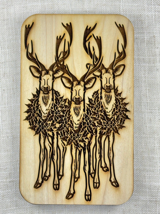 Reindeer Trio Stamp