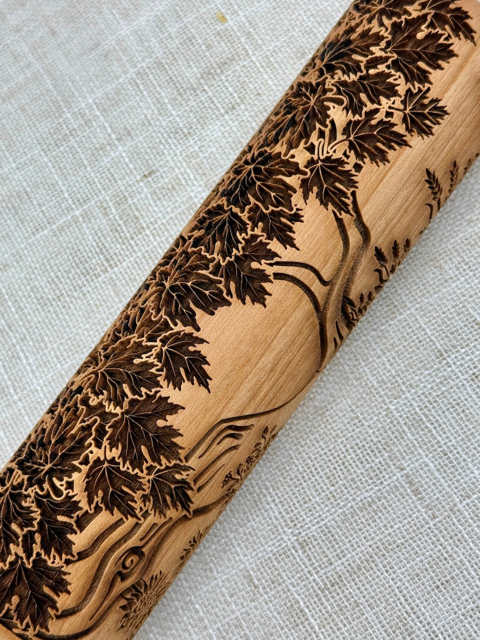 Bicycle 7" Textured Rolling Pin