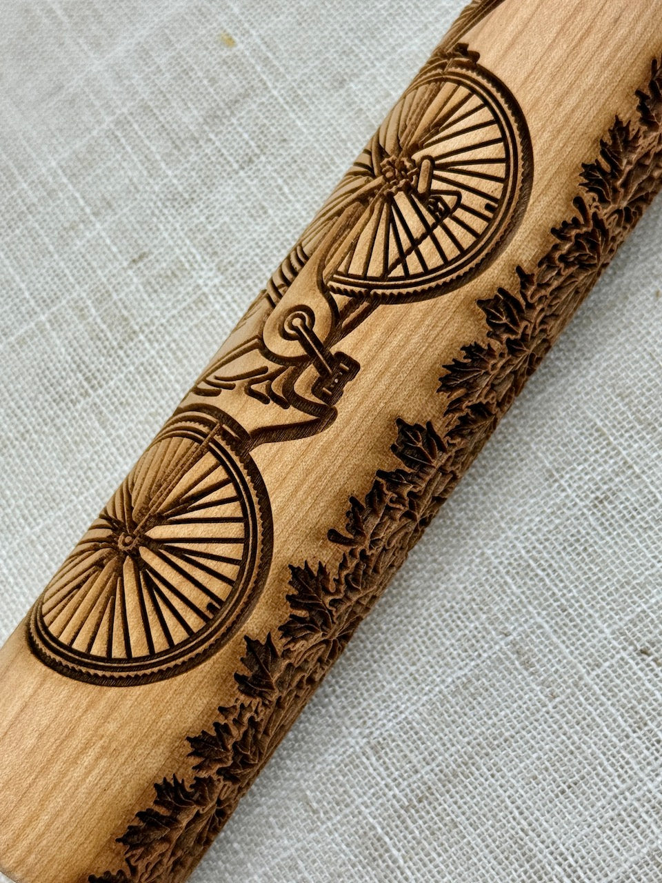 Bicycle 7" Textured Rolling Pin