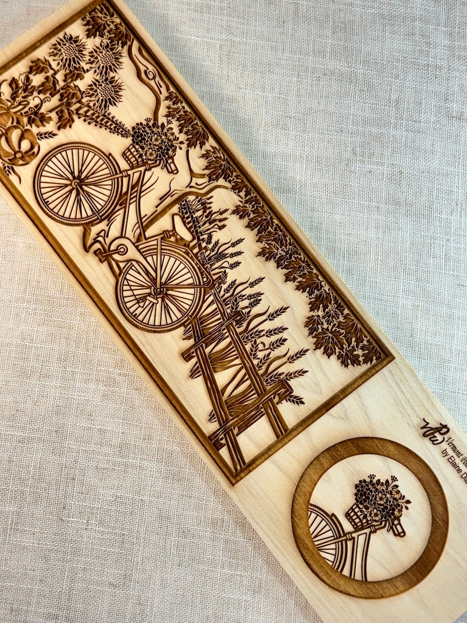 Bicycle Textured Mug Plank