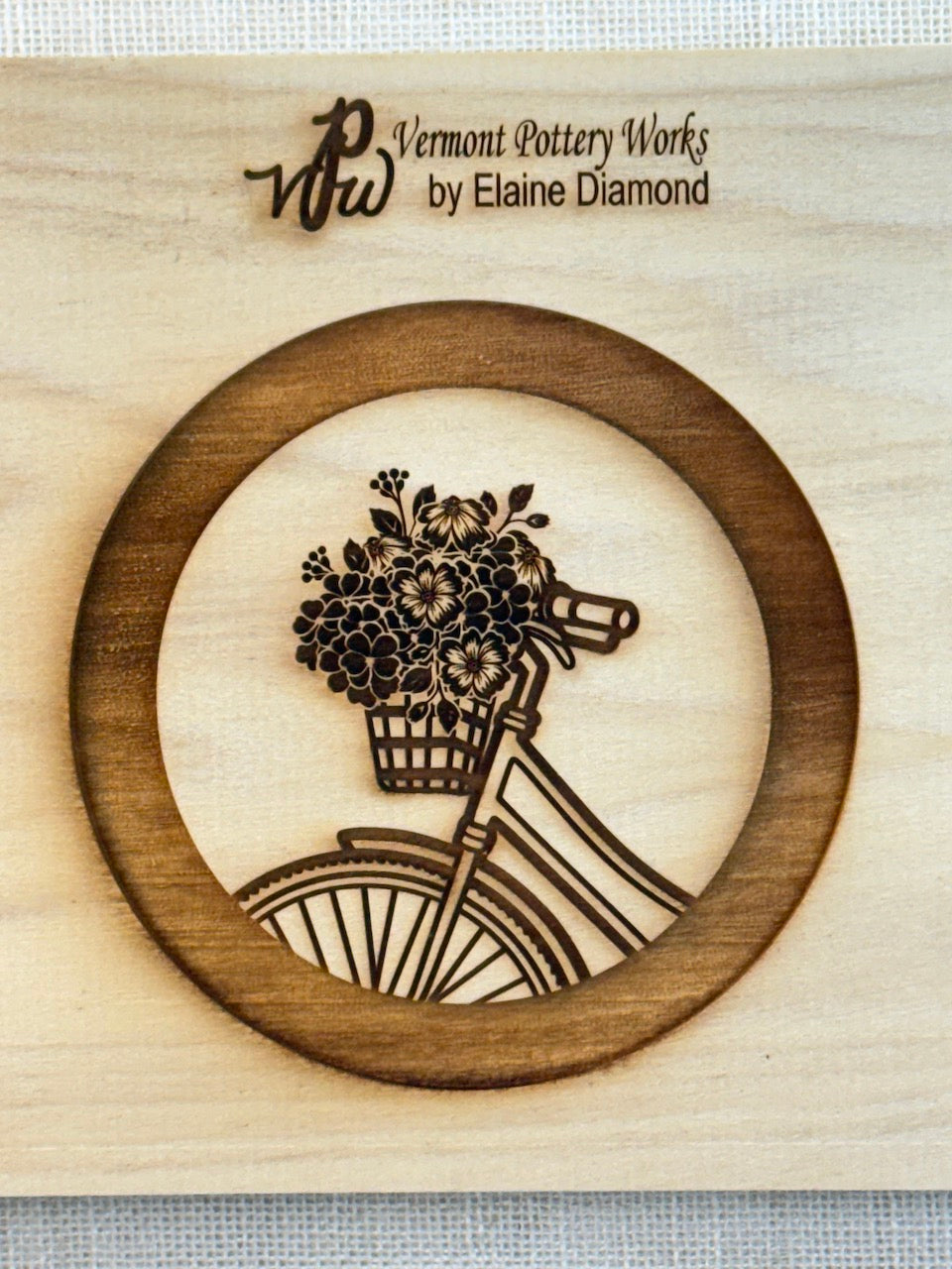 Bicycle Textured Mug Plank
