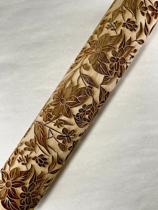 Dogwood Textured Rolling Pin