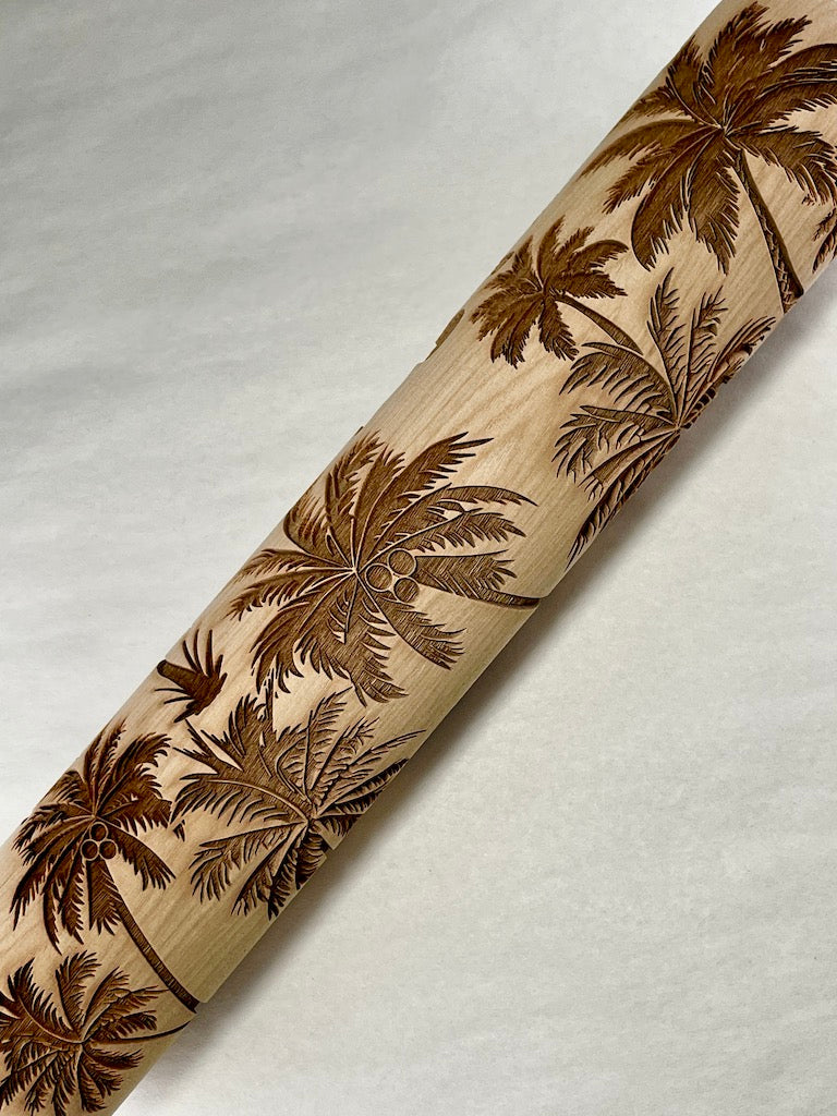 Palm Trees Textured Rolling Pin