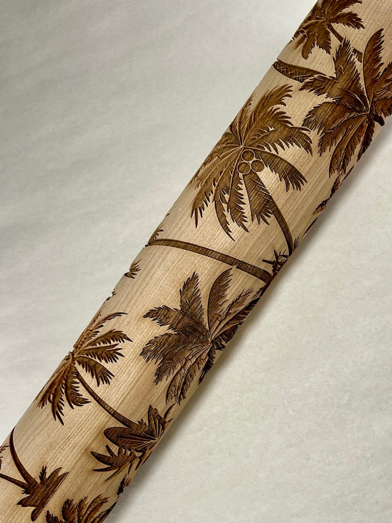 Palm Trees Textured Rolling Pin