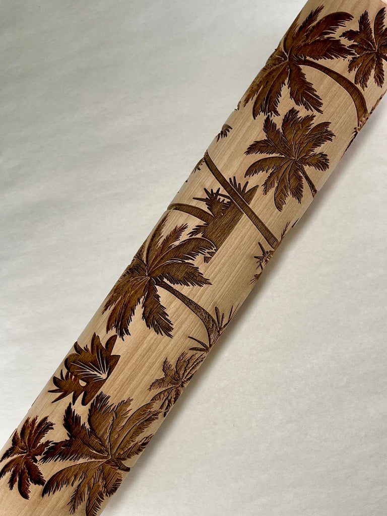 Palm Trees Textured Rolling Pin