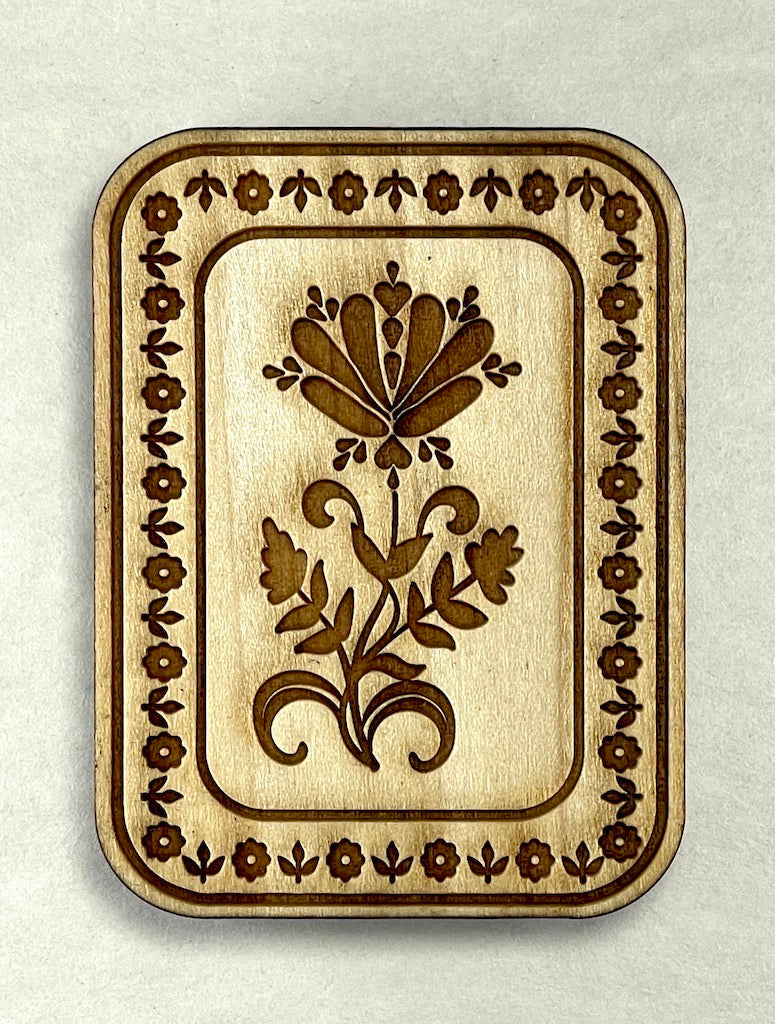 Floral Runner (Rose) - Stamp