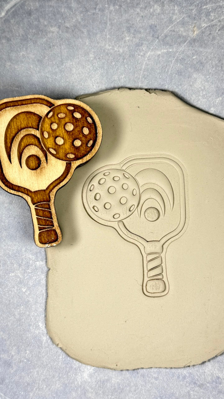 Pickleball (Pickleball Raquet & Ball)- Stamp