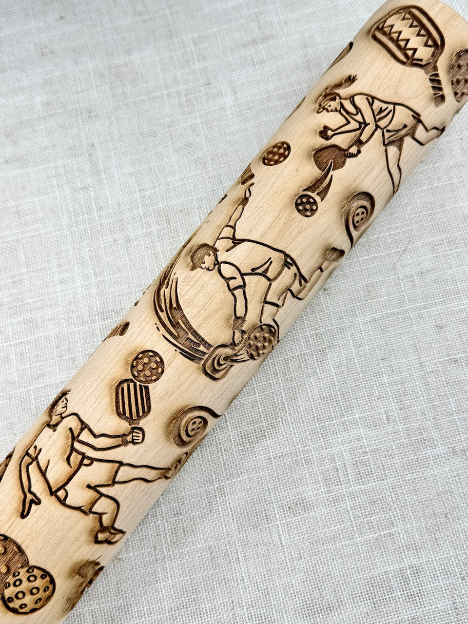 Pickleball Textured Rolling Pin