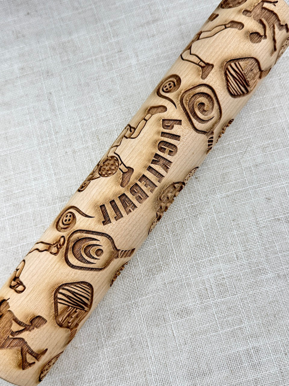 Pickleball Textured Rolling Pin