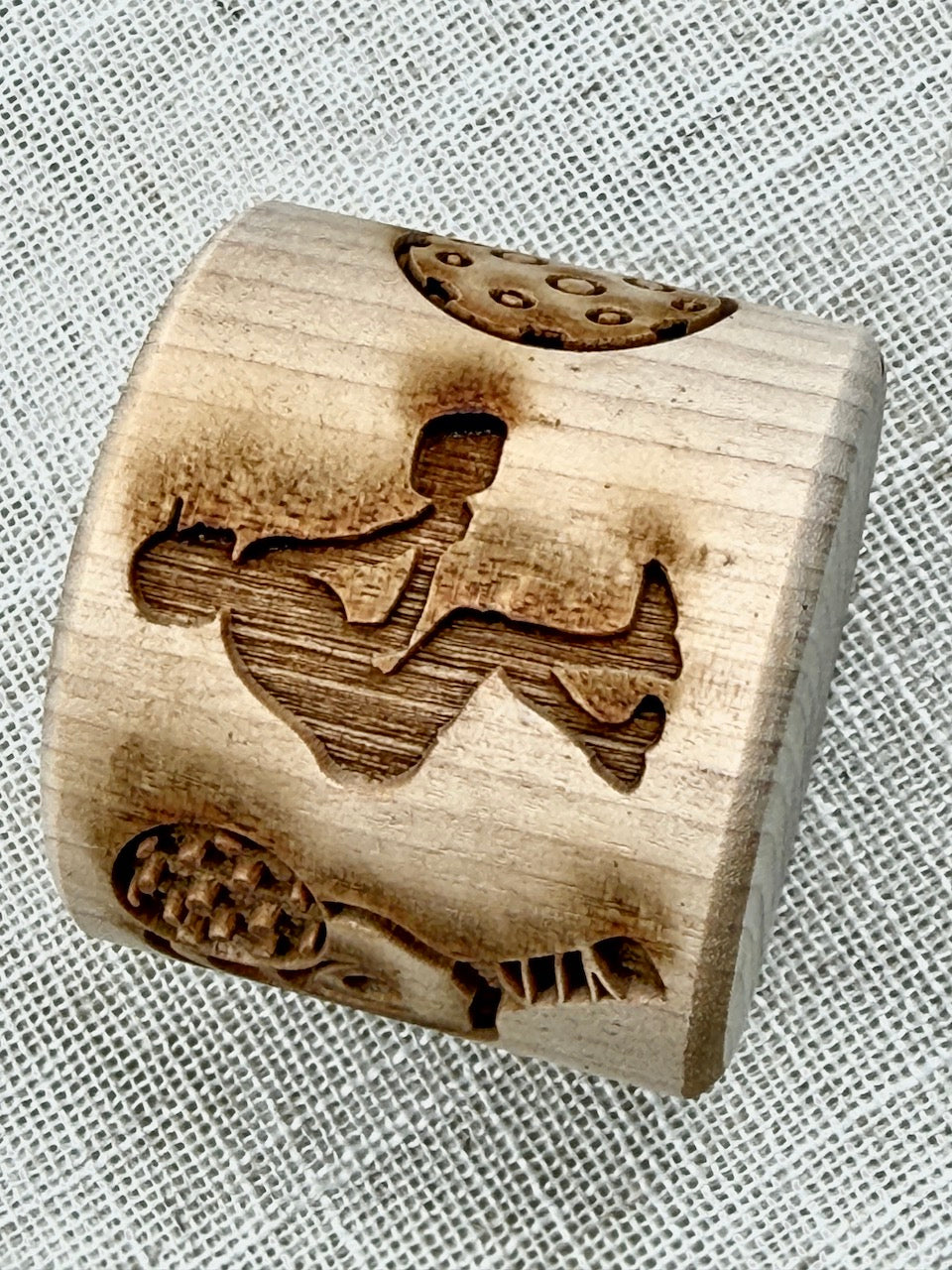 2" Pickleball Textured Rolling Pin
