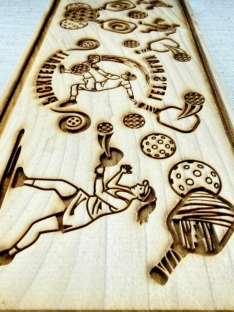 Pickleball Textured Mug Plank