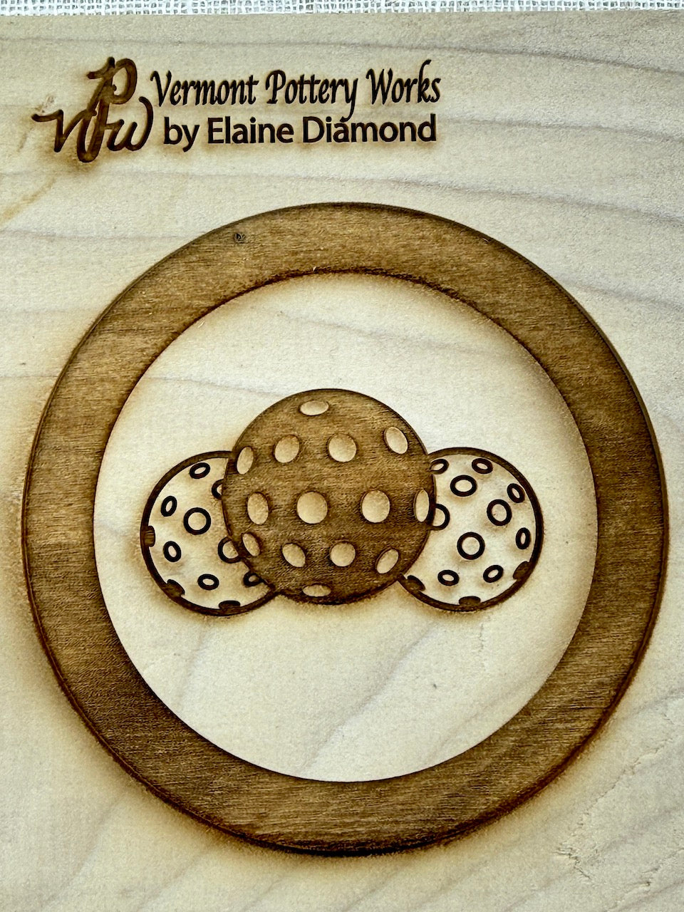Pickleball Textured Mug Plank