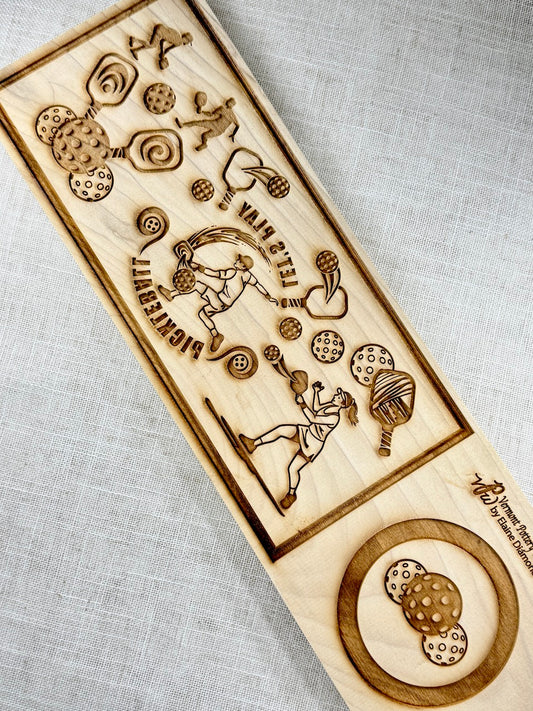 Pickleball Textured Mug Plank