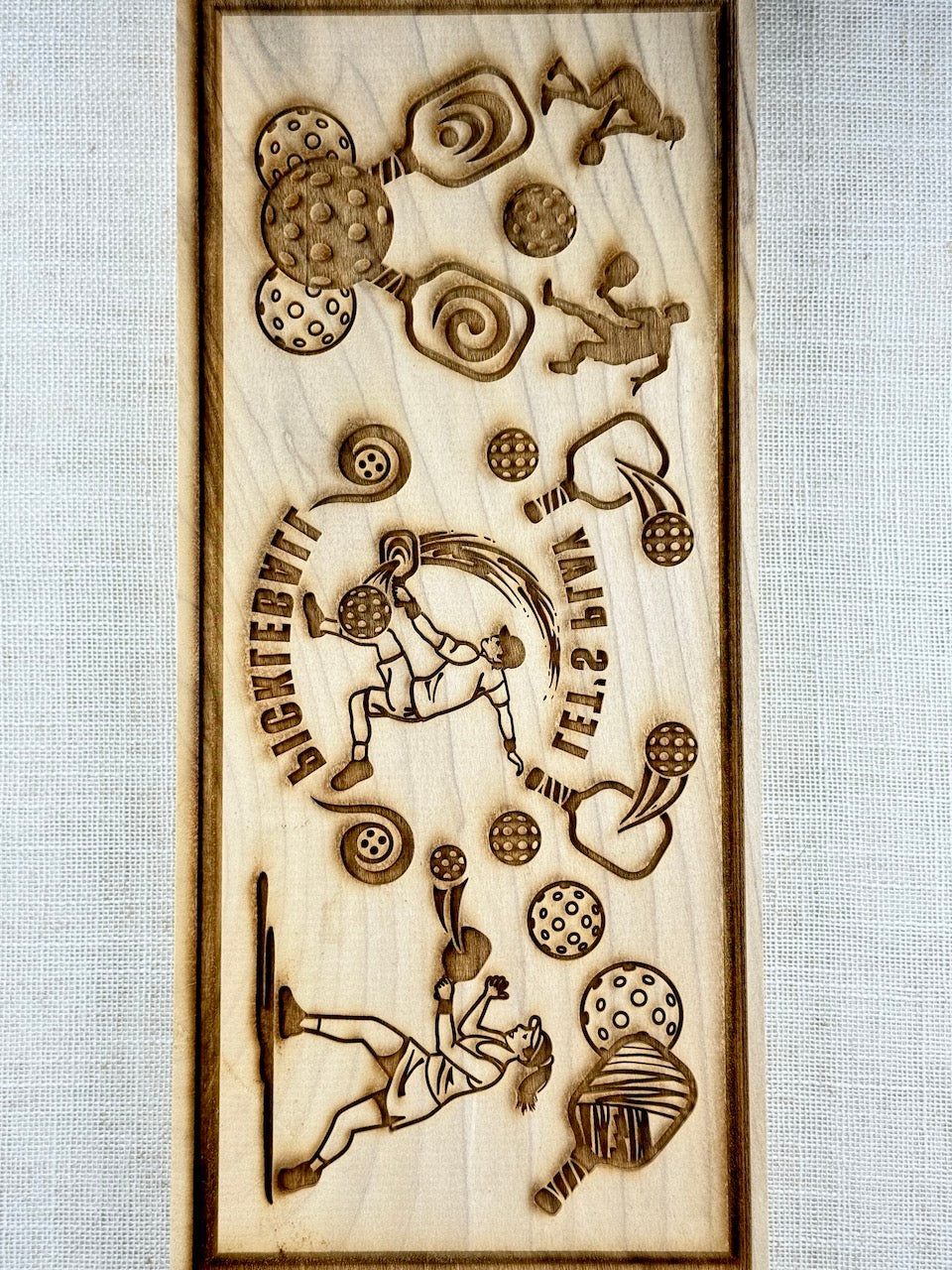 Pickleball Textured Mug Plank