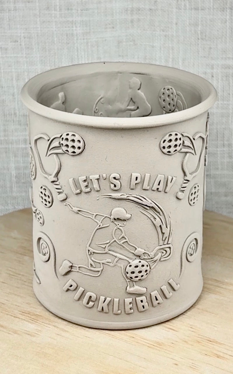 Pickleball Textured Mug Plank