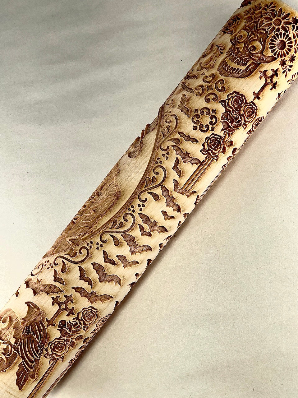 Skeleton Wedding Textured Rolling Pin