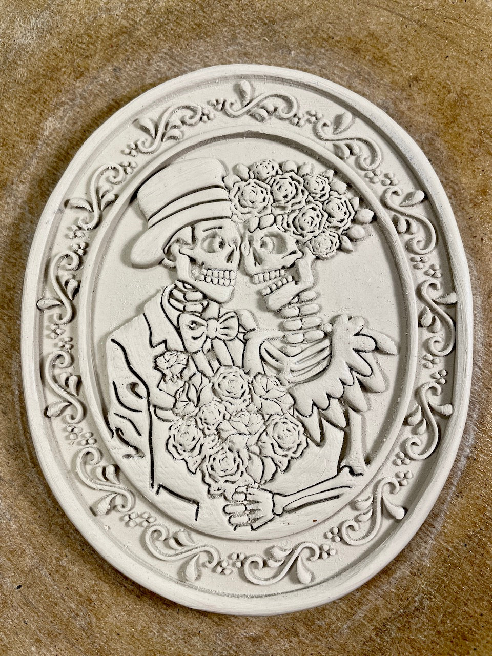 Skeleton Wedding - Stamp