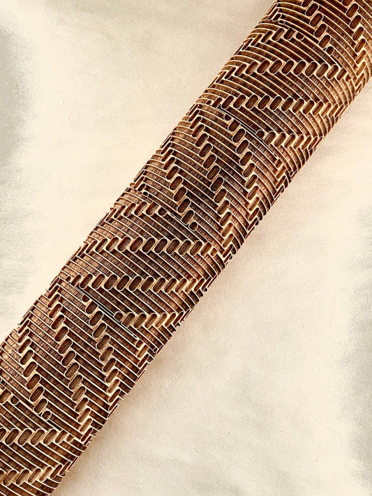 Herringbone Classic Textured Rolling Pin