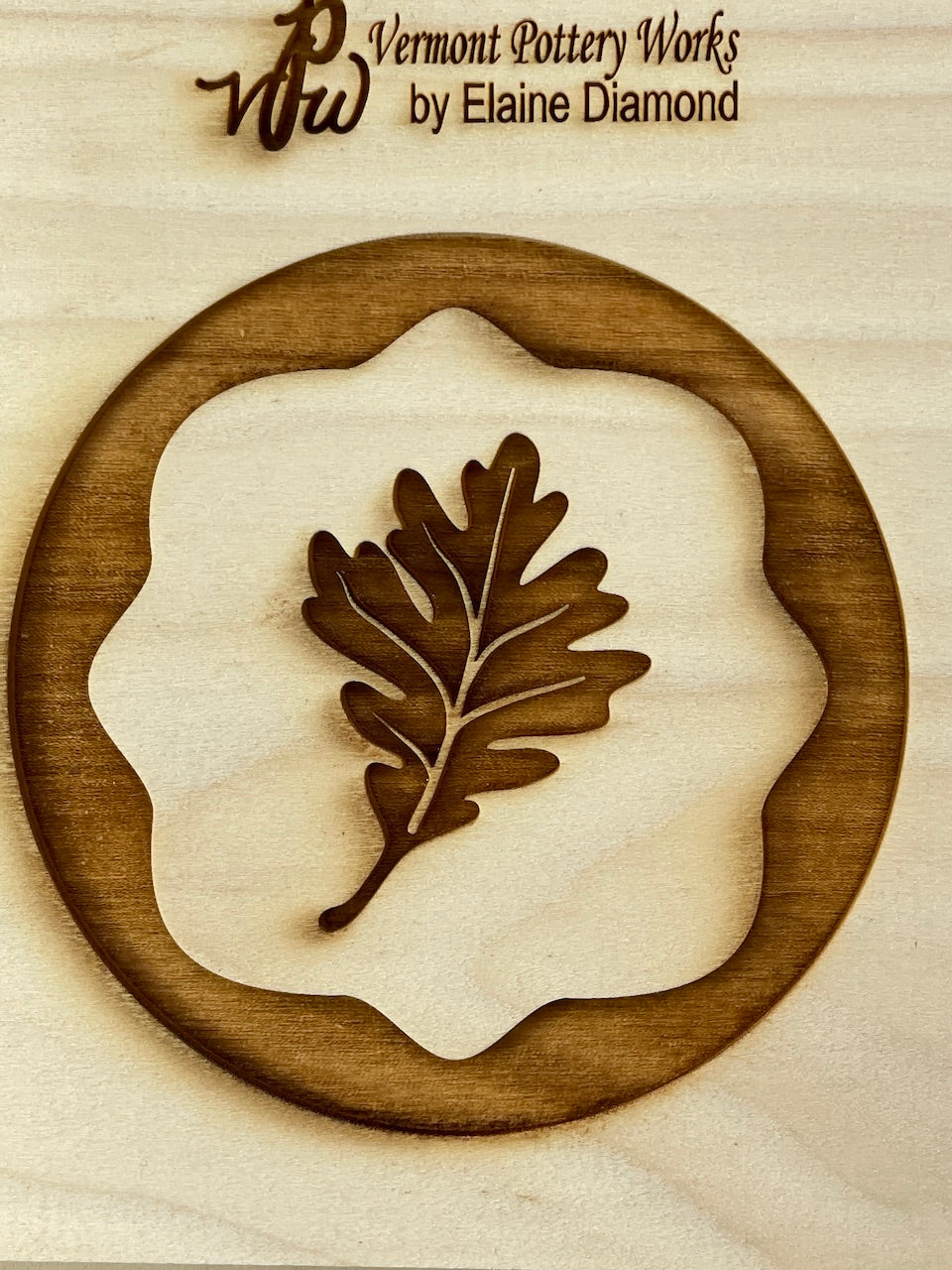 Autumn Leaves Textured Mug Plank