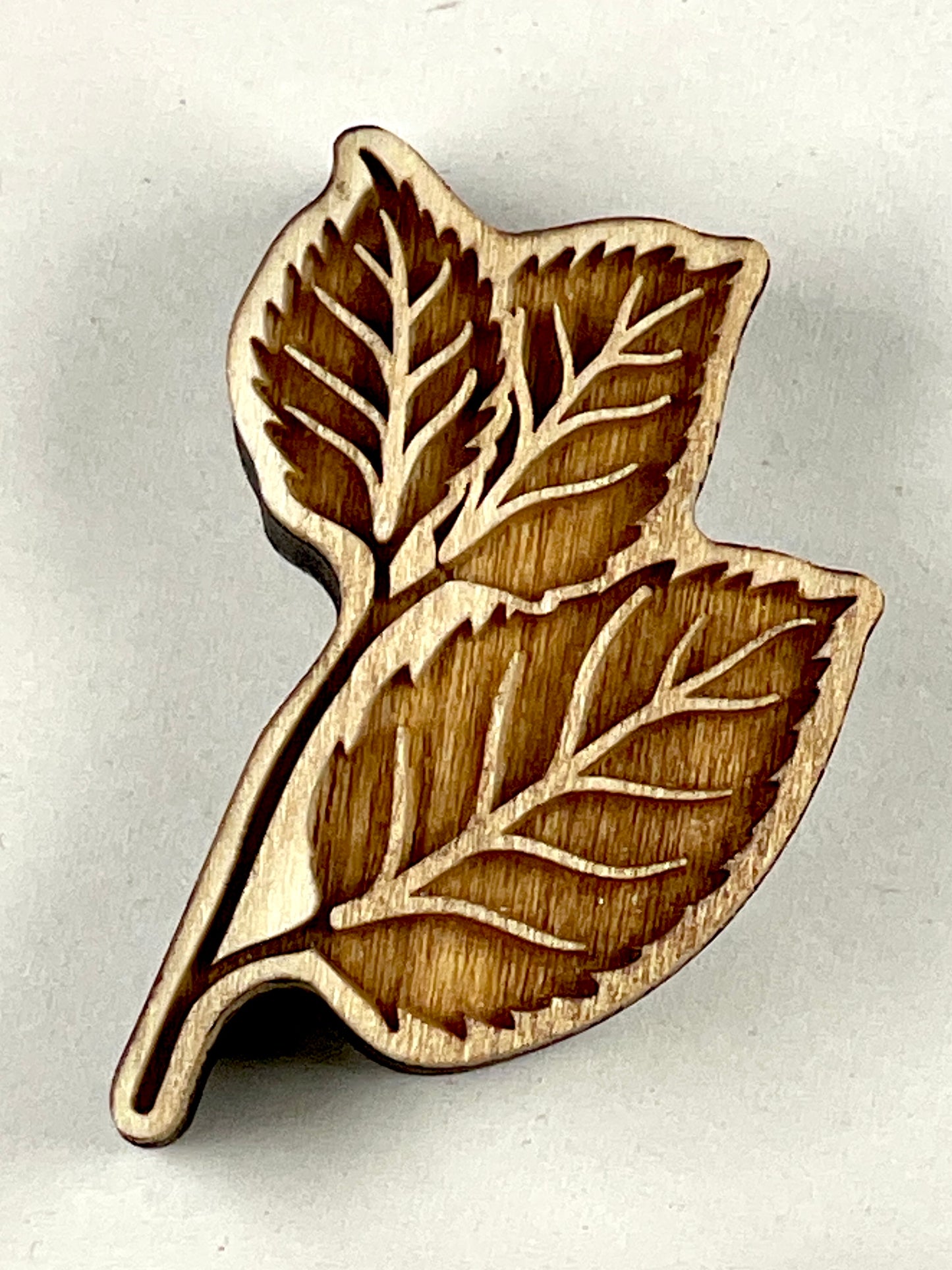 Autumn Leaves (Yellow Birch Leaf) - Stamp