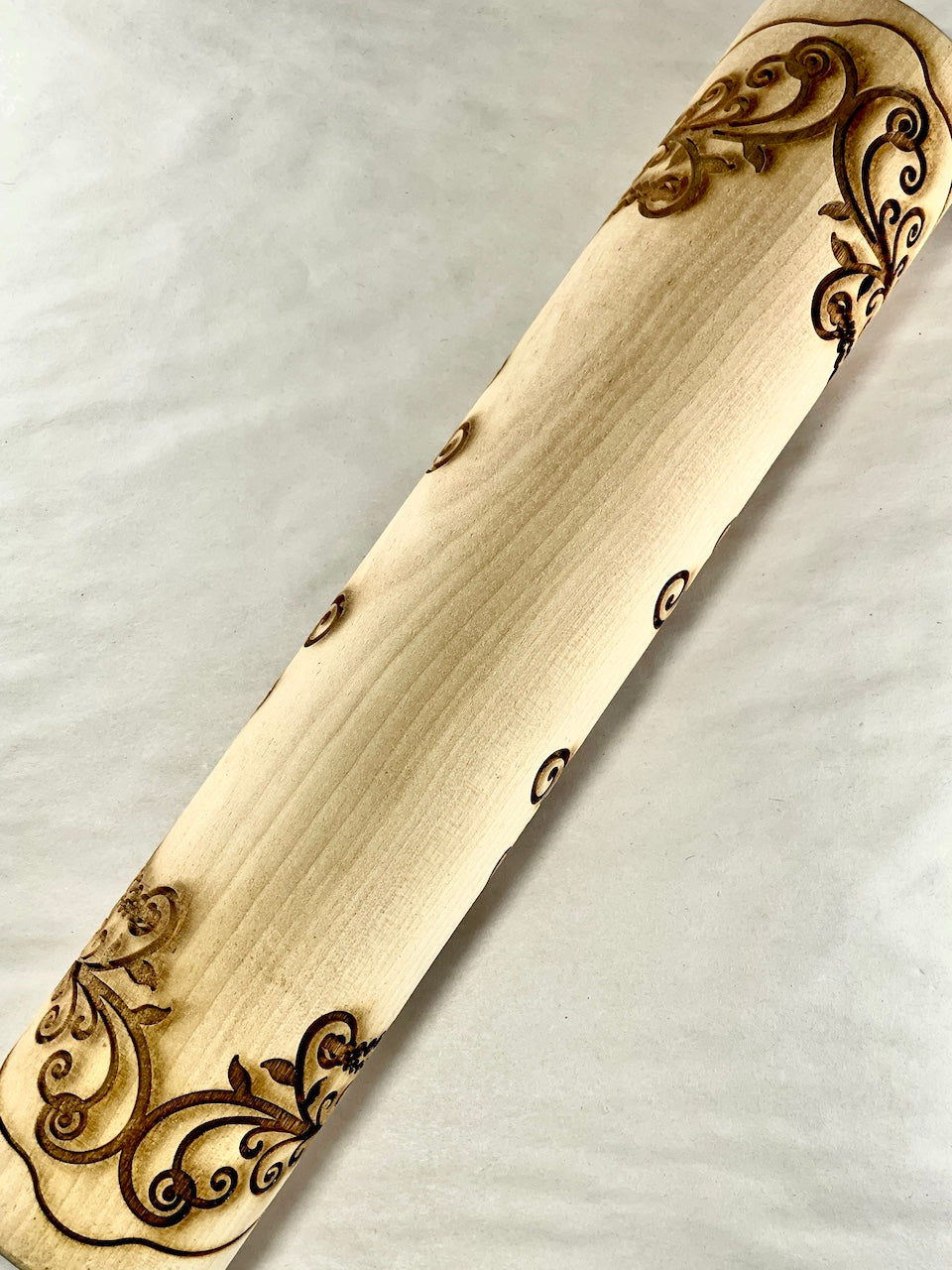 Beaded Edge Template Textured Rolling Pin