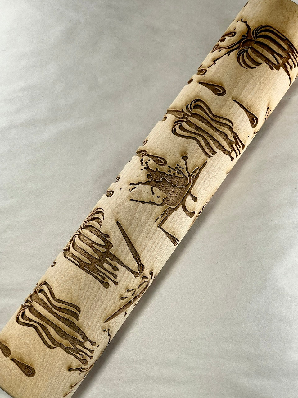 Wet Paint Textured Rolling Pin