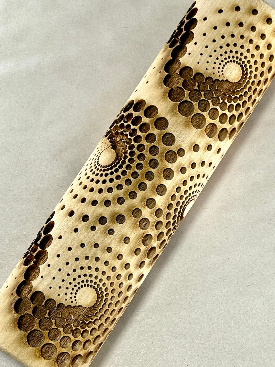 7" Dizzy Spirals Textured Rolling Pin