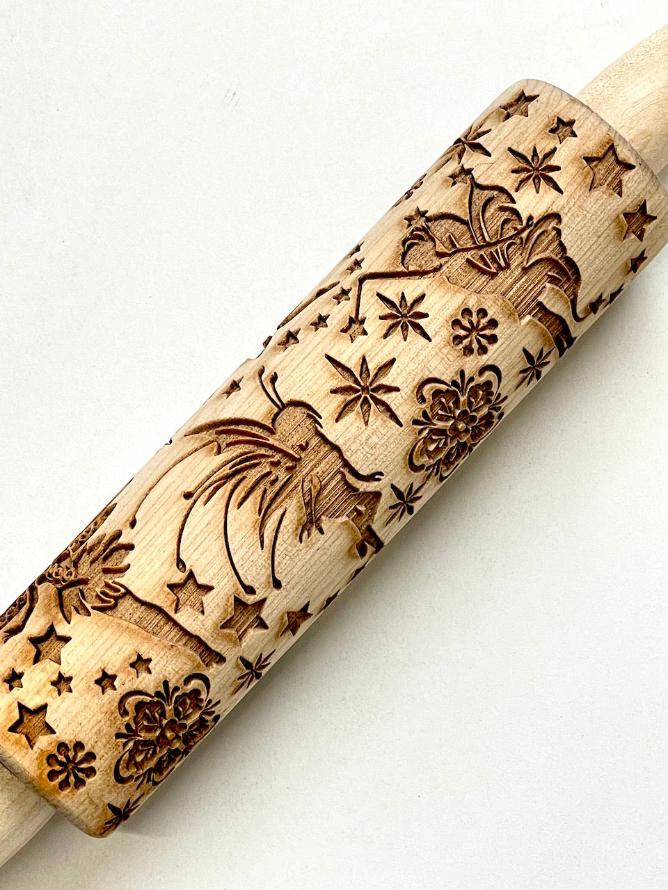 7" Fairy Textured Rolling Pin