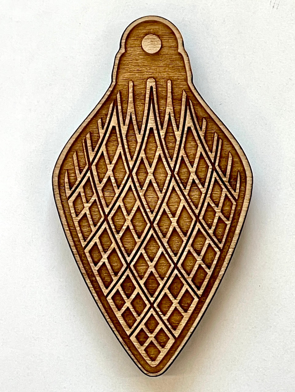 Ornament (Plaid) Bulb- Stamp