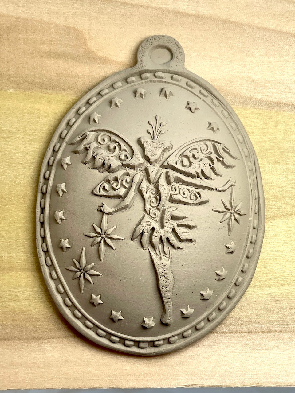Ornament (Fairy and Stars)- Stamp