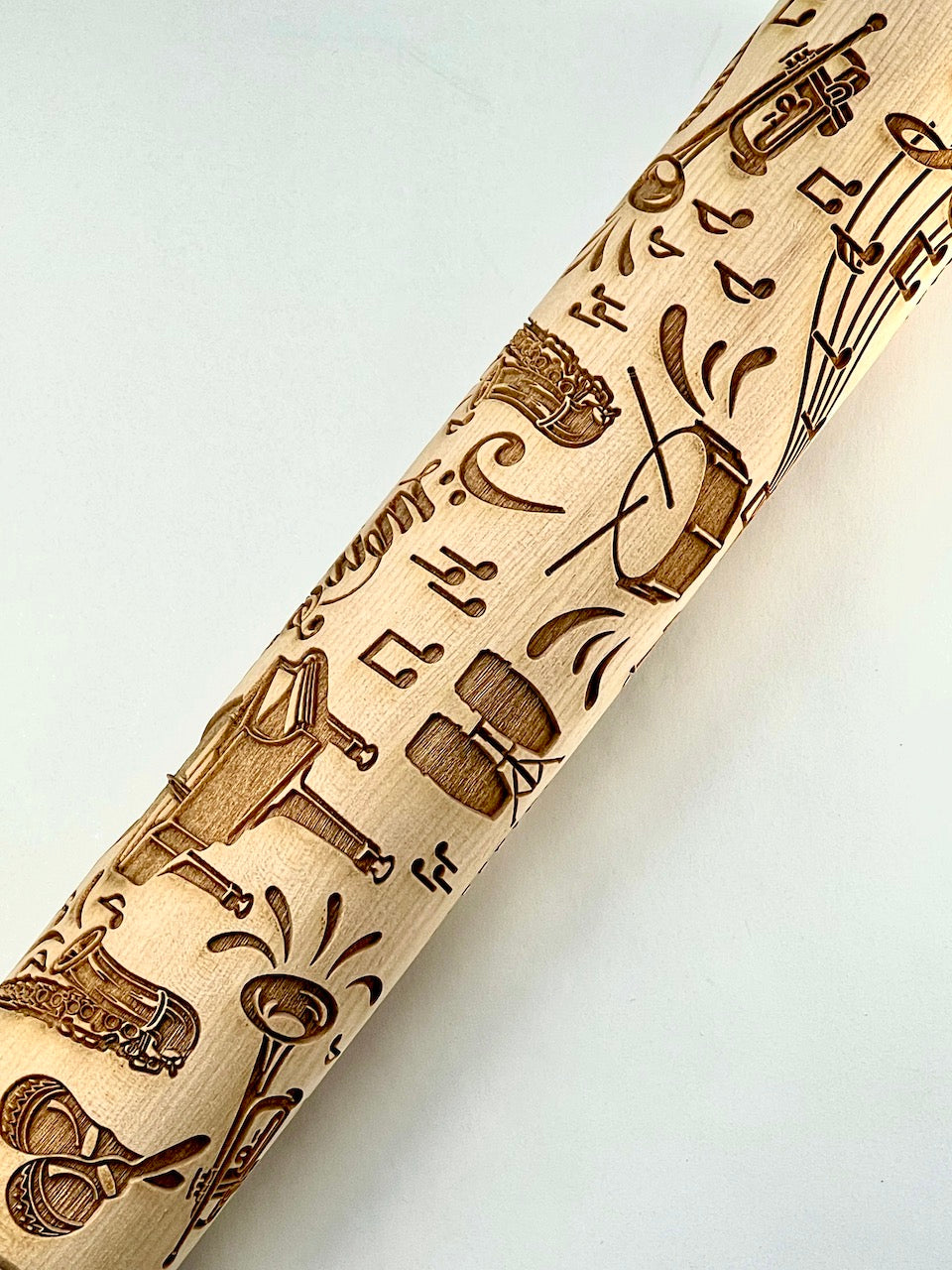 Sounds of Music Textured Rolling Pin