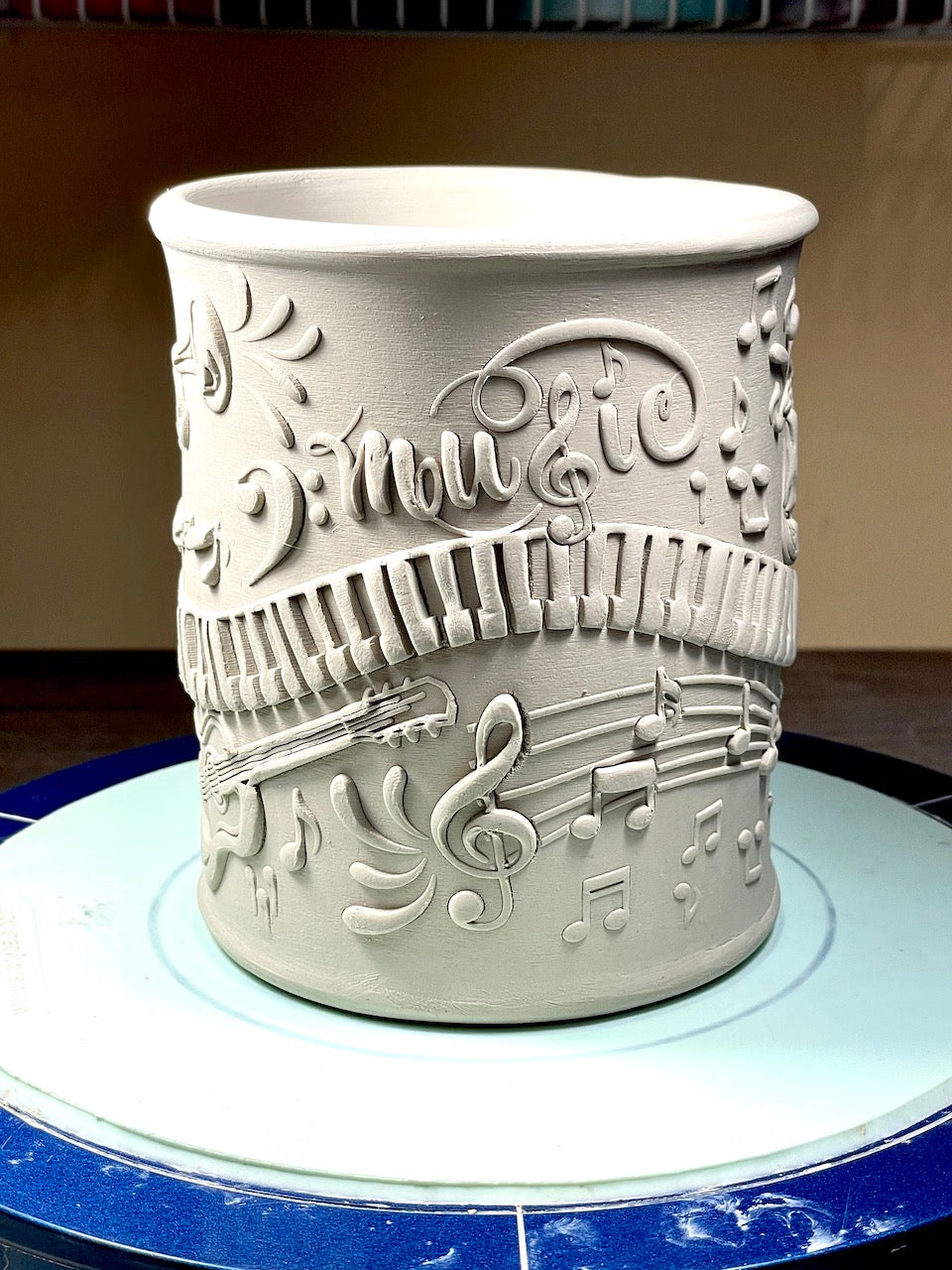 Sounds of Music Textured Mug Plank