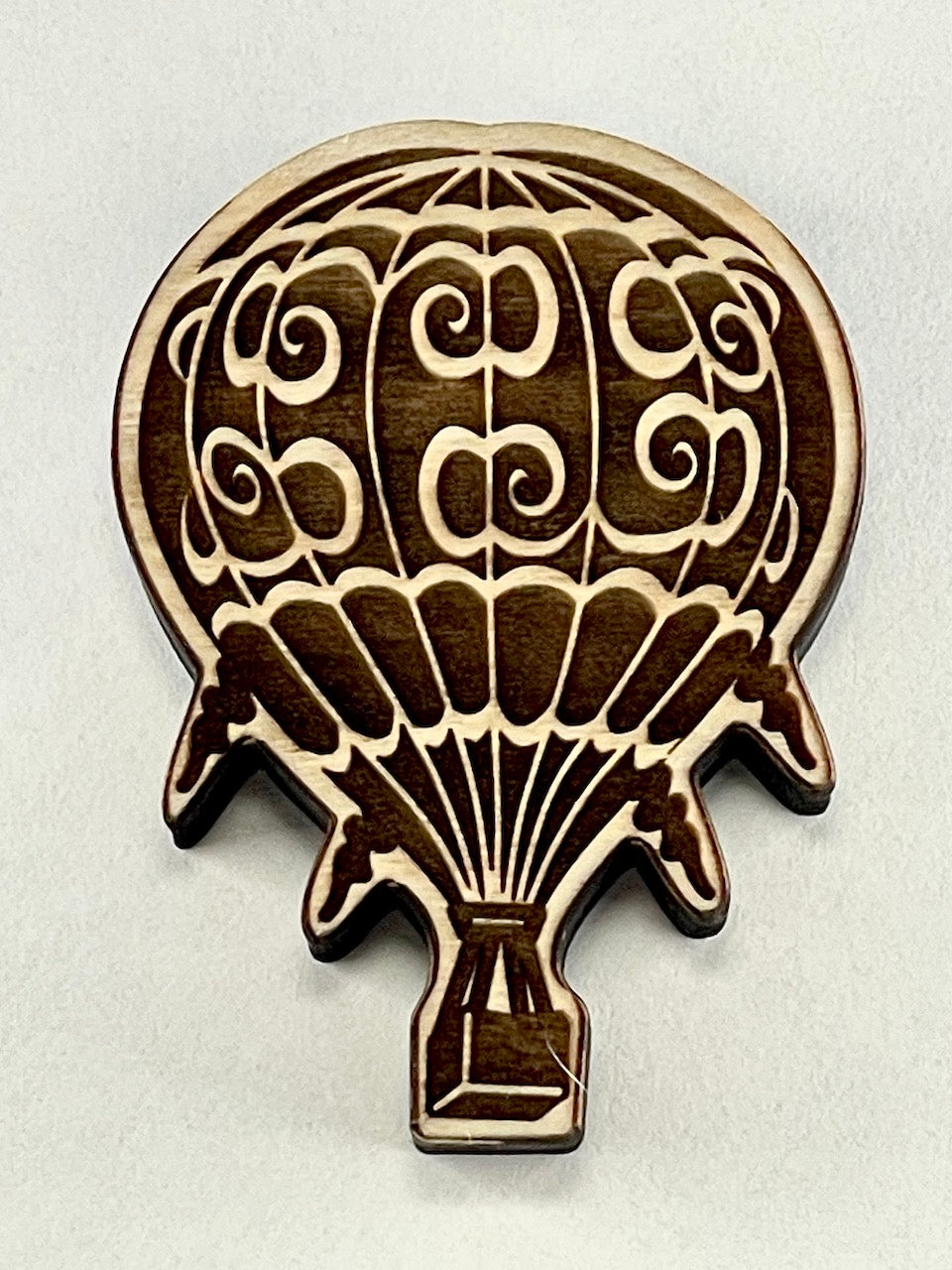 Hot Air Balloon (Clouds) small- Stamp