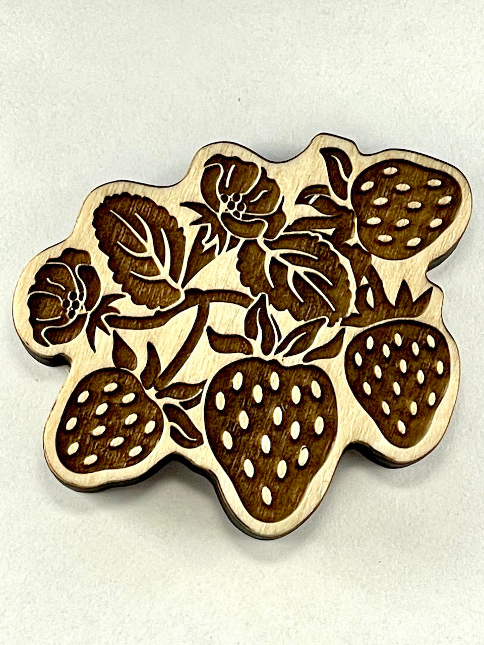 Strawberries (Strawberry Cluster)- Stamp