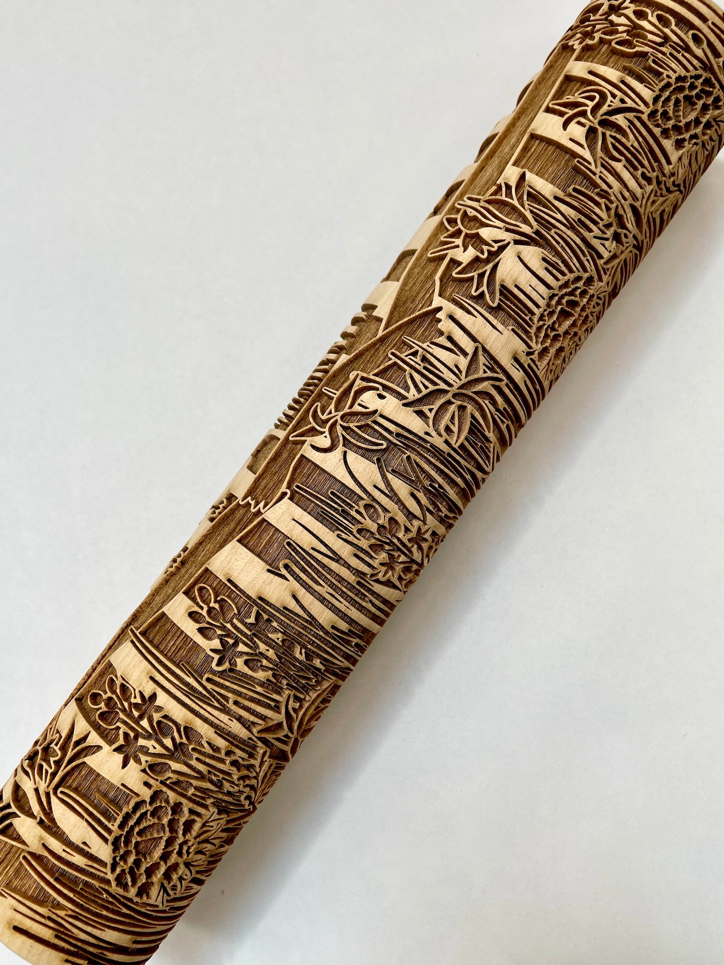 Birds on a Fence Textured Rolling Pin