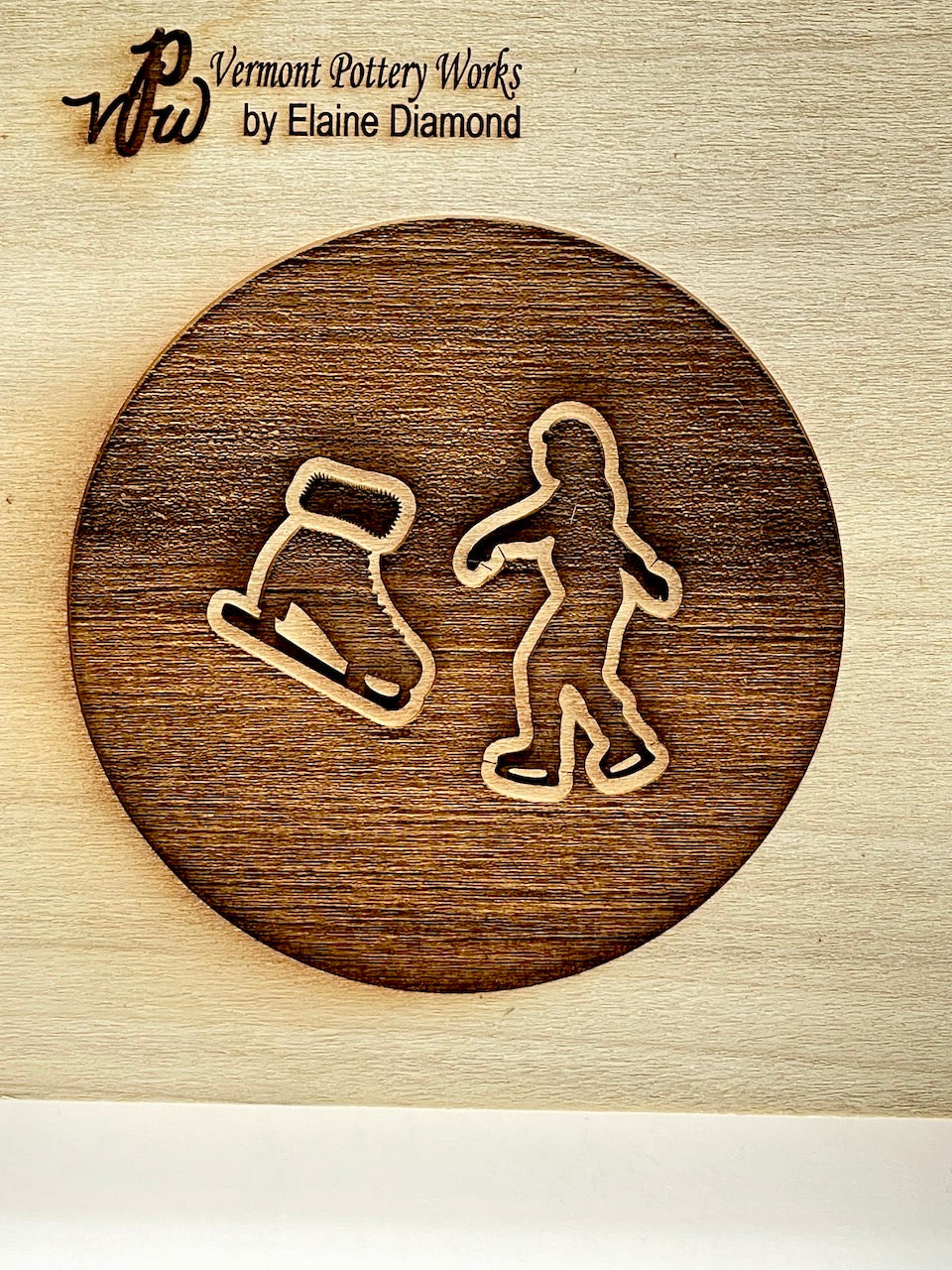 Ice Skates & Ice Skating Textured Mug Plank