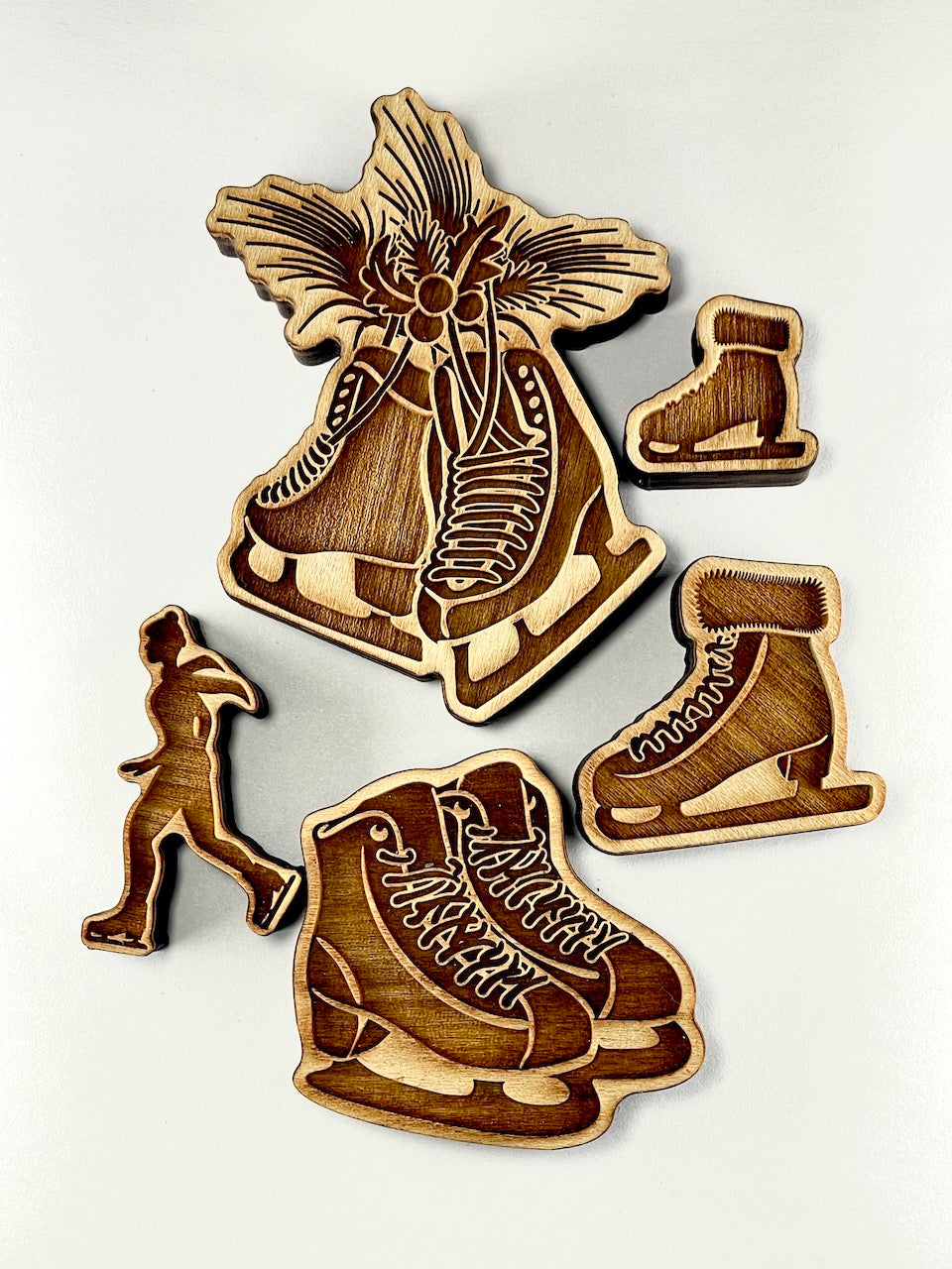 Ice Skates & Ice Skating (Single Ice Skate)- Stamp
