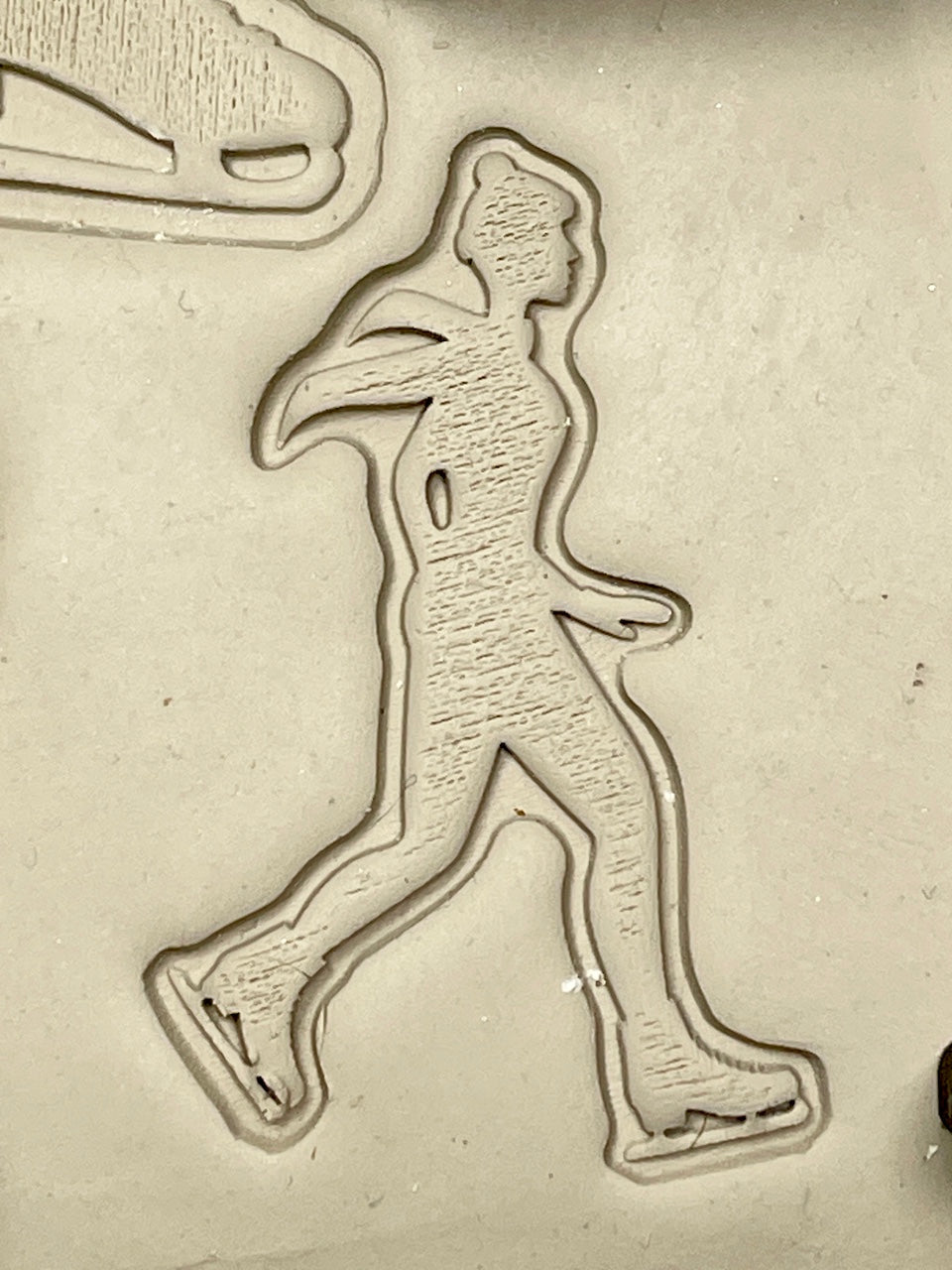 Ice Skates & Ice Skating (Ice Skater)- Stamp