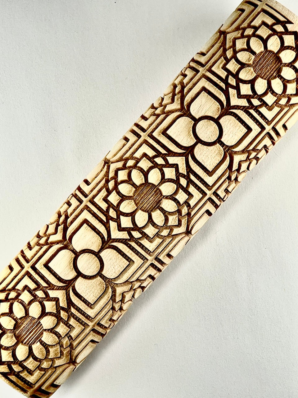 Moroccan Lattice  7"  Textured Rolling Pin