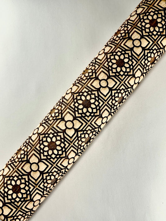Moroccan Lattice Textured Rolling Pin