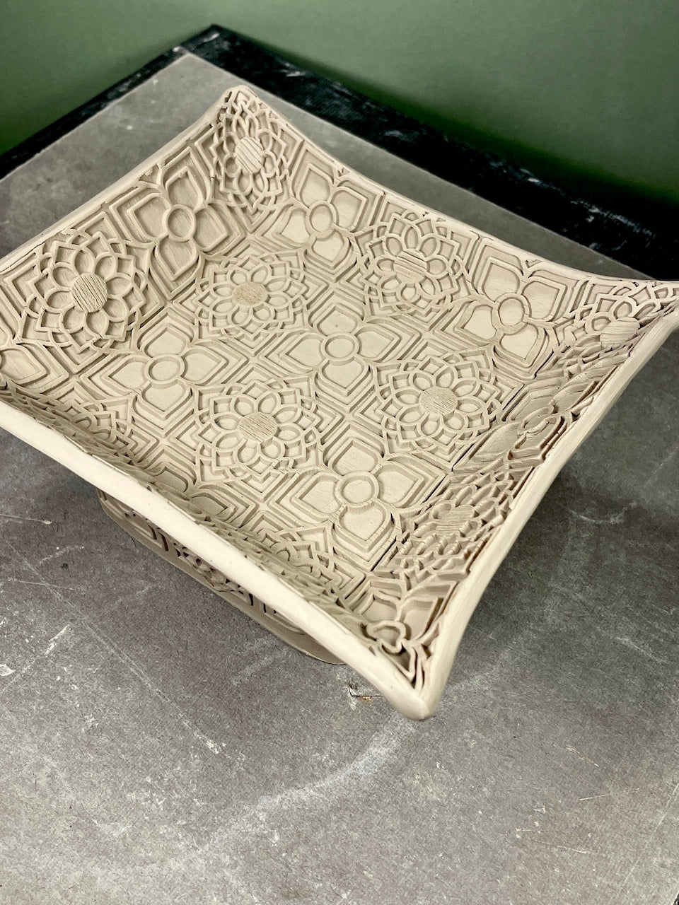 Moroccan Lattice  7"  Textured Rolling Pin