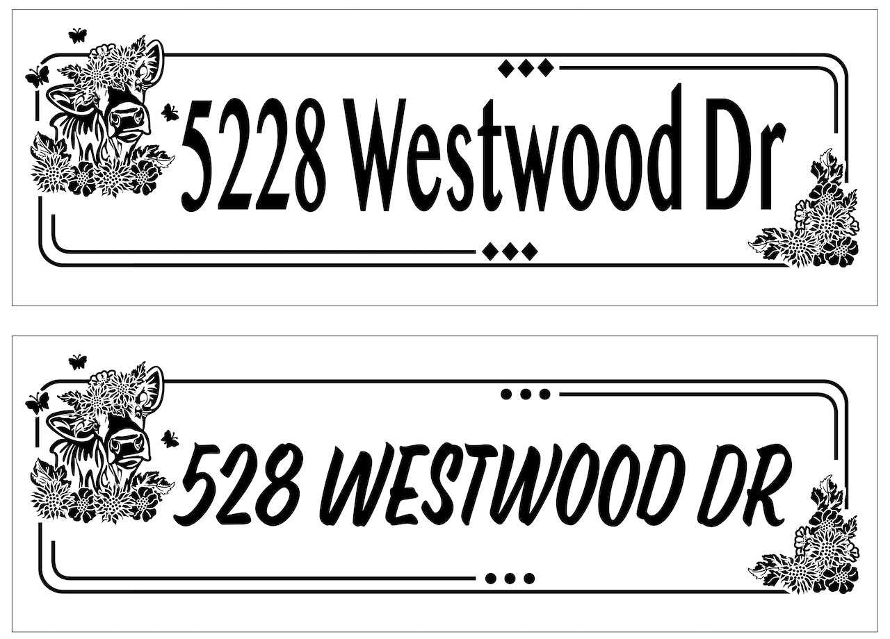 24" Custom Sign- Cypress Wood