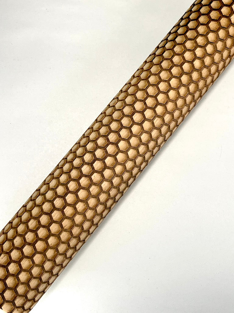 Honeycomb Textured Rolling Pin