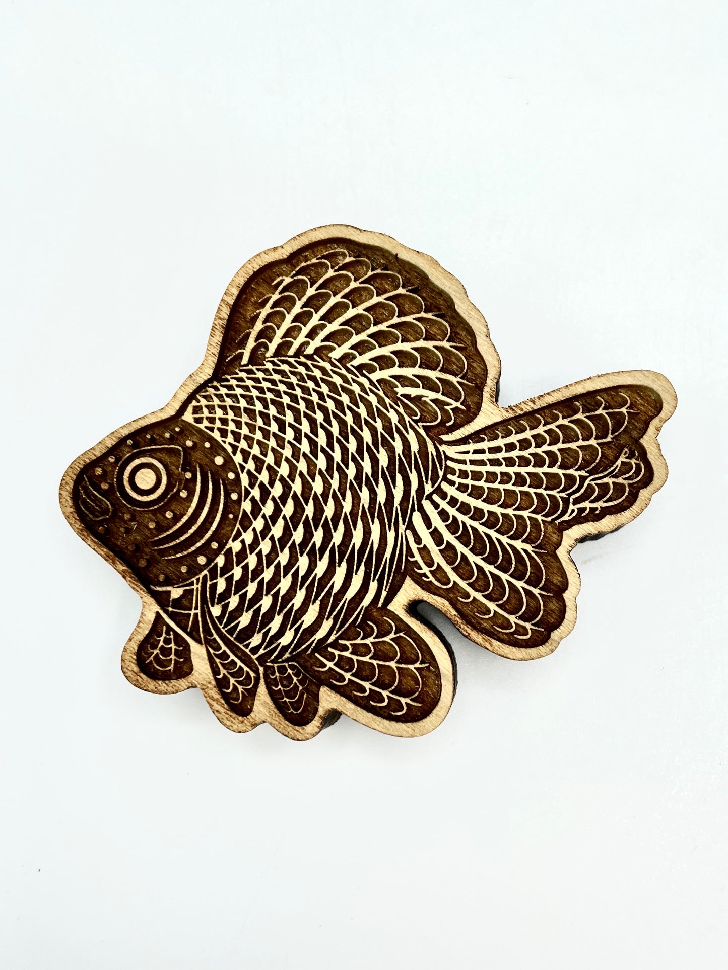 Fan Tail Goldfish- Stamp