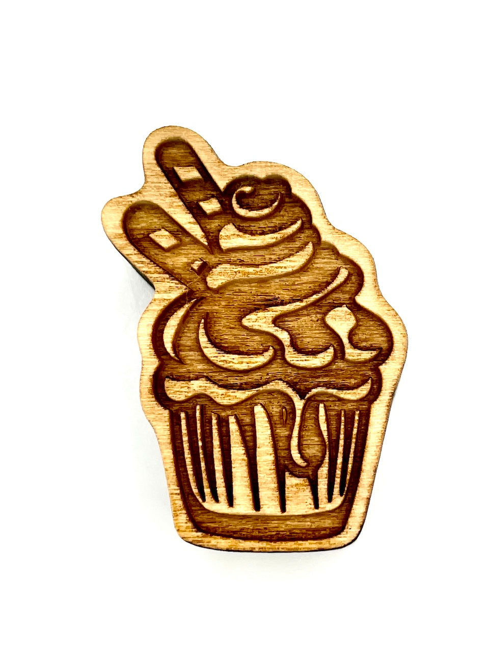 Cupcake with Candy Sticks- Stamp